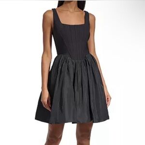 Karl Lagerfeld Black Corset Dress